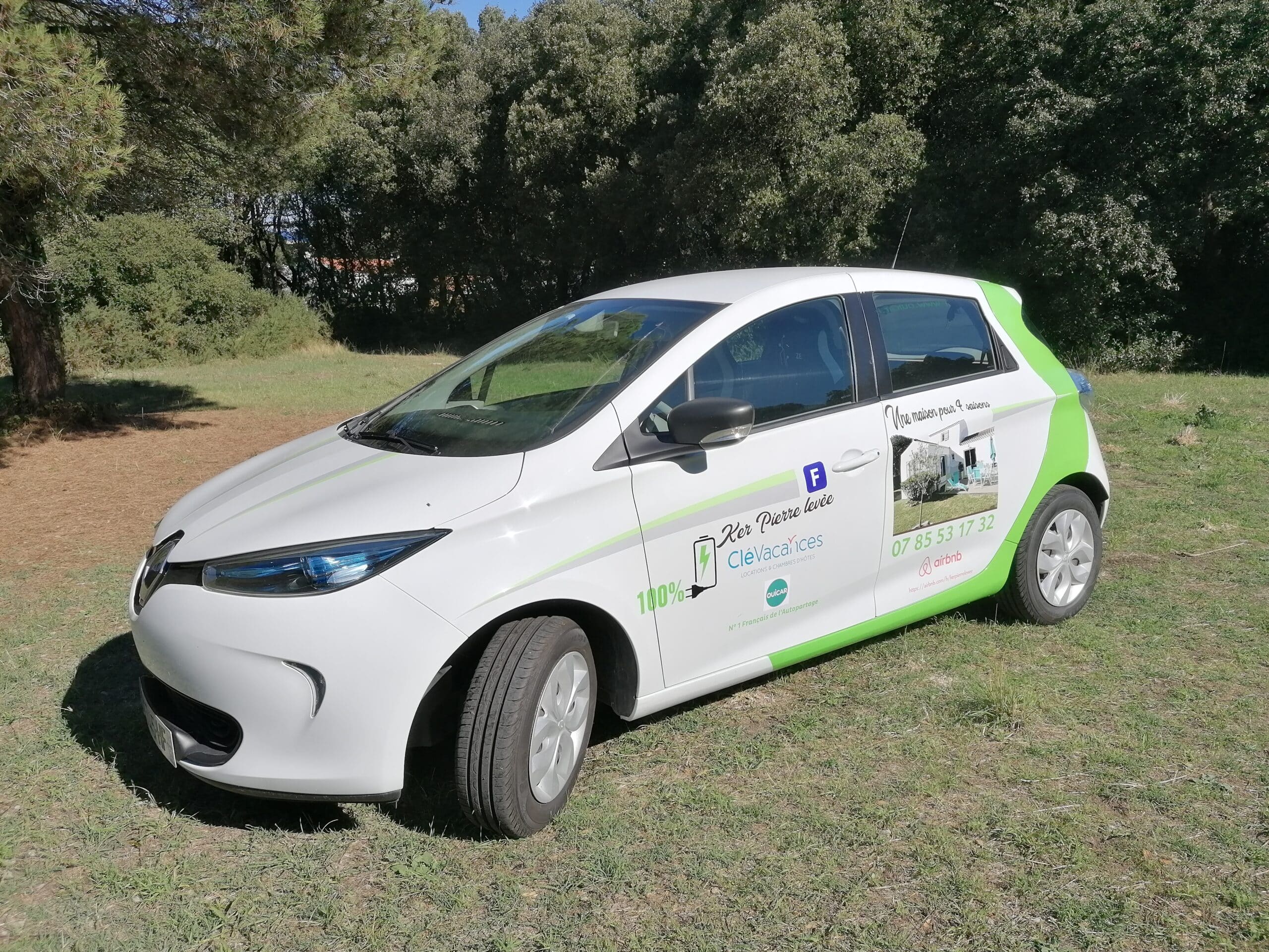 Photo Location voiture électrique Zoé - île d'Yeu
